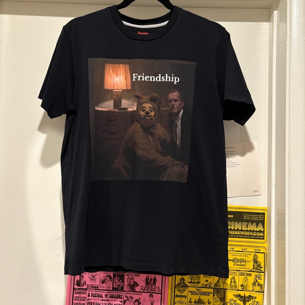 The Shining Stanley Kubrick Jack Nicholson Friendship Meme Movie Tee Shirt Dog